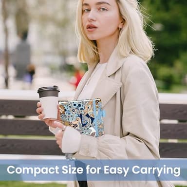 Bullet Dotted Journal Notebook for Women & Men, Hardcover Leather Journal for Writing, A5 Bullet Journaling Notebook for Work & Sketching, Perfect for Office School Home Supplies, 160 Pages, Lineage Flora - Image 7