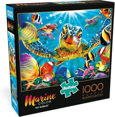 Buffalo Games - Steve Sundram - Tiny Bubbles - 1000 Piece Jigsaw Puzzle For Adults - Challenging Puzzle Perfect for Game Nights - Finished Size is 26.75 x 19.75 - Image 1