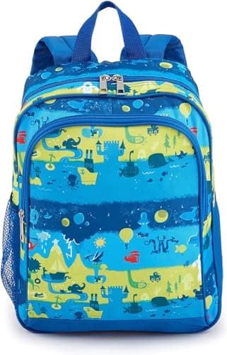Amazon Fire 7 Kids tablet, ages 3-7 (16GB, Blue) + Backpack Bundle - Image 3