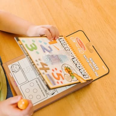 Melissa & Doug On The Go Water Wow! Reusable Water-Reveal Activity Pad - Numbers - FSC Certified - Image 7