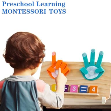 Montessori Toys for 3 4 5 Year Old,Double-Sided Preschool Learning Toys for Toddlers age 2-4,Educational Math manipulatives Number Counting Blocks for Kids,Christmas Stocking Stuffers for Boys Girls - Image 3
