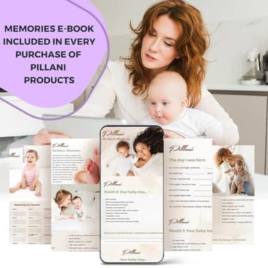 PILLANI Nursing Pillow for Breastfeeding, Breast Feeding Must Haves, New Mommy Essentials, Brest Feeding Pillow for Mom & Baby, Removable Cotton Cover, Adjustable Waist Strap, Breastfeeding Pillows - Image 5