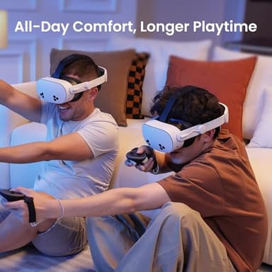 KIWI design K4 Boost Battery Head Strap for Meta Oculus Quest 3/3S, Adjustable VR Headband Accessories with Dual Charge, Extend Playtime & Reduce Facial Stress - Image 5