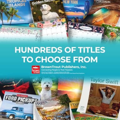 Yoga Dogs OFFICIAL | 2025 12 x 24 Inch Monthly Square Wall Calendar | Plastic-Free | BrownTrout | Animals Humor Pets - Image 9