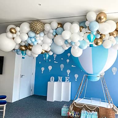 Voircoloria 105pcs White Balloons 12inch Party Balloons for Birthday Baby Shower Graduation Wedding Anniversary Party Decorations - Image 7