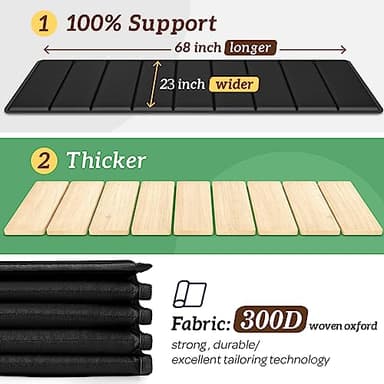 Jin&Bao Wider Couch Cushion Support for Sagging, Heavy Duty Solid Wood Sofa Cushion Support 23''x67.5'' Couch Supporter Under The Cushions/Sofa Bed Board 100% Saver Sagging - Image 6