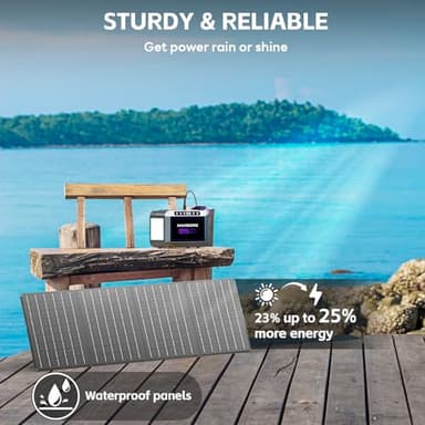 MARBERO 172Wh Solar Generator with 40W Solar Panel, Portable Power Station 200W, Camping, Outdoor, Hiking, Fishing, Emergency - Image 8