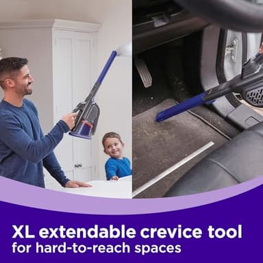 BLACK+DECKER dust buster Handheld Vacuum Cordless Rechargeable Pet Hair, Portable Home and Car Vacuum, Powerful Suction , Washable Bowl and Filter, furbuster AdvancedClean+ (HHVK515JP07) - Image 7