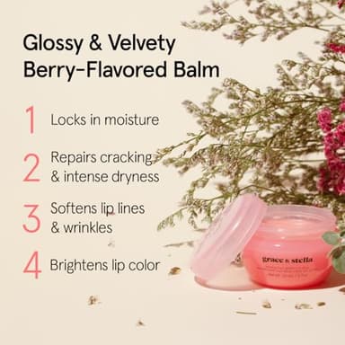 grace & stella Award Winning Lip Butter - Lip Balm Hydrating - Nourishing Lip Mask (3-pack) Airplane Travel Essentials, Beach Vacation and Purse Essentials - Lip Moisturizer for Dry Lips - Vegan - Image 6