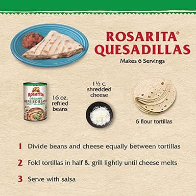 Rosarita Spicy Jalapeno Refried Beans, 16 0z. - Image 5