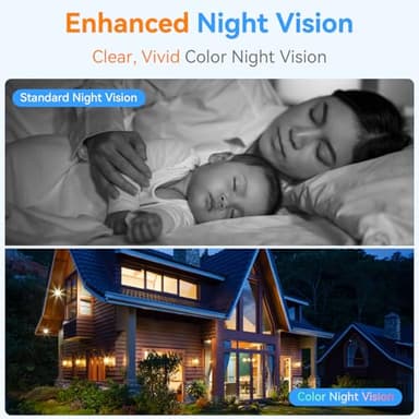 Thybro Magnetic Security Camera Wireless - 2K HD Video, AI Motion Detection, Battery Powered, Ease of Setup, 2-Way Audio,IR Color Night Vision, Waterproof, Outdoor & Indoor Surveillance - Image 5