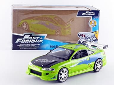Jada Fast & Furious 1:24 Brian's Mitsubishi Eclipse Die-cast Car, Toys for Kids and Adults - Image 6