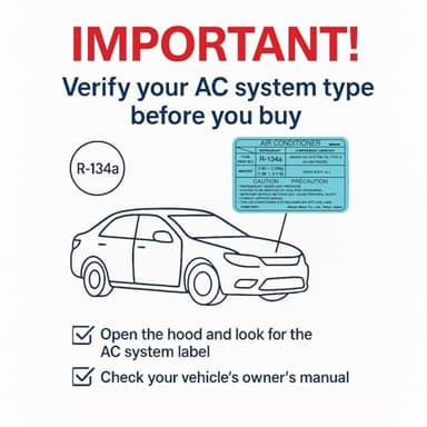 ZeroR AC Refrigerant Recharge Kit | R134a Replacement - Hydrocarbon Gas | 24" Tool for SSV Cans (2) - Image 8