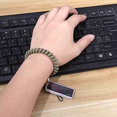 6PCS Stretchable Wristband Wristlet Keychain Wrist Key Chain Wristlet,Spring Flexible Spiral Wrist Coil ​Wrist Key Holder Key Ring for Sauna Gym Pool ID Badge and Outdoor Sports - Image 8