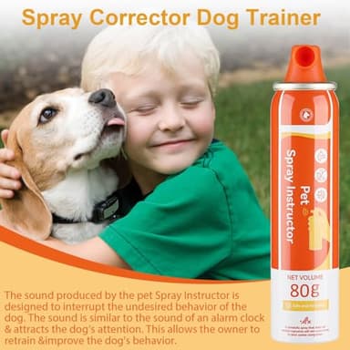 ANSJDH Corrector Dog Trainer Spray 80ml 6 Pack Dog Corrector Spray Dog Trainer for Dog to Stops Barking, Jumping Up, Food Stealing, Dog Fights, Avoidance, Unwanted Dog Behaviour(Orange) - Image 4