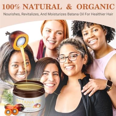 Ktintar 100% Natural Raw Batana Oil for Hair Growth, Unrefined & Organic Dr Sebi Hair Growth Oil From Honduras, Prevents Hair Loss, Eliminates Split Ends 4.23 Fl Oz (Pack of 1) - Image 3