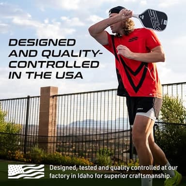 Selkirk Sport SLK Halo Pro Pickleball Paddle | Raw Carbon Fiber Pickleball Paddle with a Rev-Core Power Polymer Core | Designed for Ultimate Spin & Power | Black - Image 4