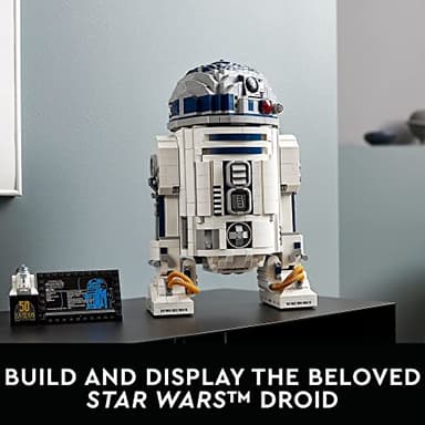 LEGO Star Wars R2-D2 Building Set - Collectible Toy for Adults, Ages 18+ - Display for Room or Office Desk - Info Plaque Included - Gift Idea for Fans - 75308 - Image 3