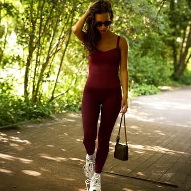 yeuG 7 Pack High Waisted Leggings for Women Tummy Control Soft Workout Yoga Pants Full Length & Capri(Black X 3,Dark Grey X 2,Wine Red,Navy,XX-Large-3X-Large) - Image 3