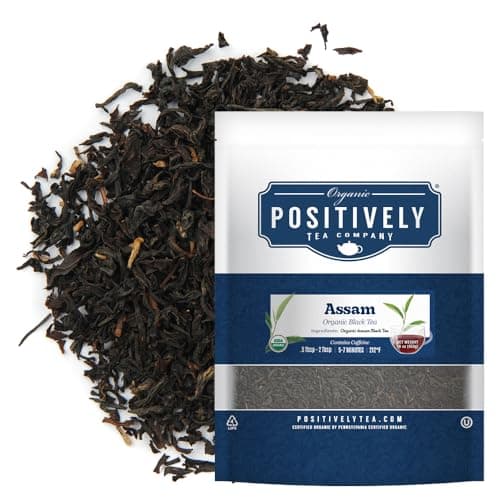 Organic Positively Tea Company, Assam TGFOP Black Tea, Loose Leaf, 16 Ounce - Image 1