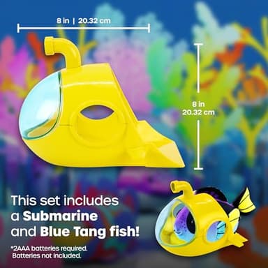 zhuzhu Aquarium Submarine Set with Blue Tang Fish - Image 3