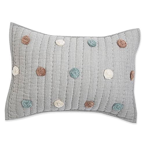 Crane Baby Decorative Quilted Pillow, Rainbow - Image 1