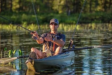 Onyx Kayak Fishing Life Jacket – USCGA PFD/Life Jacket with Multiple Pockets, High-Back Design & Adjustable Straps for Paddle Sports & Fishing - Image 4