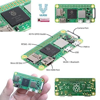 Vilros Raspberry Pi Zero 2 W Basic Starter Kit with Muti Purpose Case -Incudes Pi Zero 2 W Board, Multi Use Case, Power Supply, HDMI-USB Adapters and More (Black) - Image 2