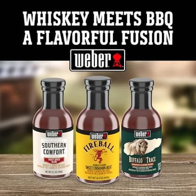 Weber Buffalo Trace Whiskey Flavored BBQ Sauce, 13.3 oz - Image 10