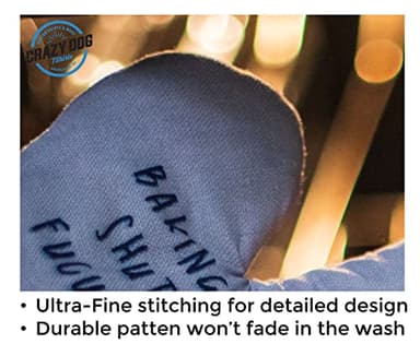 Crazy Dog T-Shirts If I Have to Stir It's Homemade Funny Cooking Graphic Kitchen Accessories Funny Graphic Kitchenwear Cool Food Novelty Cookware Purple Oven Mitt - Image 8