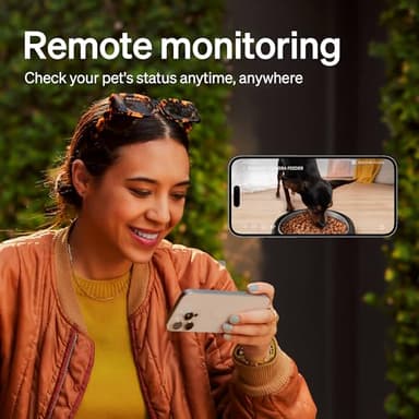 PETLIBRO Automatic Cat Feeder with Camera, 1080P HD Video with Night Vision, 5G WiFi Pet Feeder with 2-Way Audio, Low Food & Blockage Sensor, Motion & Sound Alerts for Cat & Dog Single Tray - Image 5