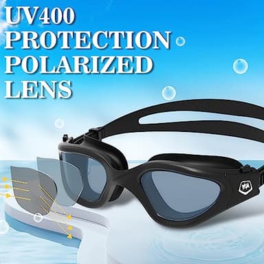 WIN.MAX Polarized Swimming Goggles Swim Pool Goggles Anti Fog Anti UV No Leakage Clear Vision for Men Women Adults Teenagers - Image 2