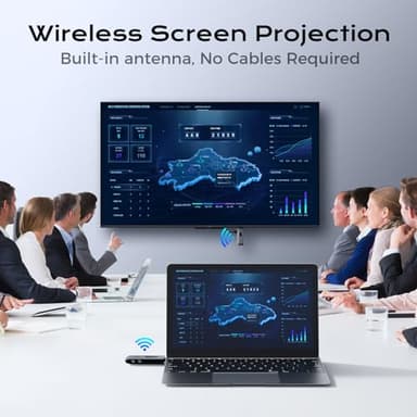 YVQ 2025 Upgraded Wireless HDMI Transmitter and Receiver, 4K Decode, 100FT Range, 2.4G/5G Plug & Play, No App/Bluetooth, Metal Housing, for Streaming Video & Audio to HDTV/Projector/PC/Laptop/TV Box - Image 2