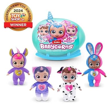 Babycorns Interactive Baby Doll Series 1 Large (Kitten) by ZURU with Lights and Sounds, Magical Babydolls, Surprise, Unboxing, Girls, Dolls, Story - Image 4