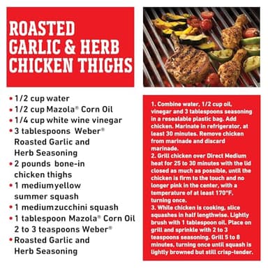 Weber Roasted Garlic & Herb Seasoning, 12 oz - Image 9