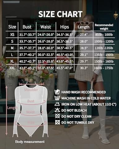 MANGOPOP Women's Mock Turtle Neck Long Sleeve Tops Bodysuit Jumpsuit - Image 6