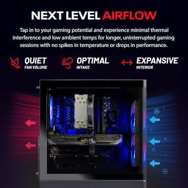 Skytech Gaming Nebula 2 Gaming PC, AMD Ryzen 5 5500 3.6GHz, NVIDIA RTX 5060, 1TB NVMe SSD, 16GB DDR4 RAM 3200, 650W Gold PSU, Wi-Fi, Win 11, Gaming Desktop - Image 7