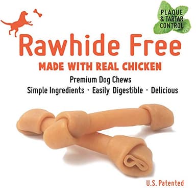 LuvChew Premium Peanut Butter Dog Chew Bones, Rawhide Free, Gluten Free, Made with Limited Ingredients, Delicious, Healthy, Highly Digestible (Mini 18pcs/Pack) - Image 5