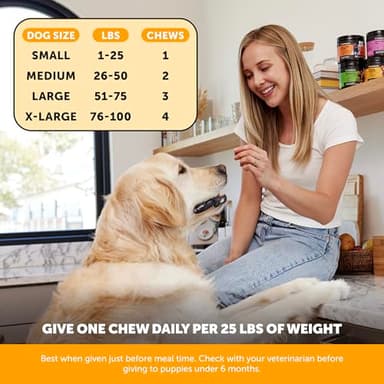 Dog Allergy Itch Relief - Maximum Strength Itch Supplement with Probiotics for Dogs - Immune Support & Skin Relief for Seasonal Allergies - Natural Itchy Skin Paw Relief - (Chicken, 90 Ct) - Image 4