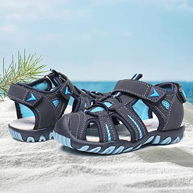 Blikcon Boys Girls Sandals Close Toe Outdoor Soft Sole Summer Sandals (Toddler/Little Kid) - Image 6