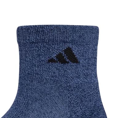 adidas Men's Socks, Athletic Cushioned Quarter 6-Pack, Ankle Fit with Arch Support - Image 3