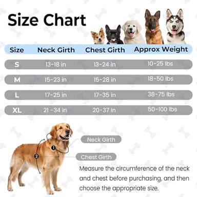 Funfox Dog Harness No Pull, Adjustable Pet Vest Harness Black M with Handle, 2 Leash Clips for Daily Walking Easy Control, Soft Durable Reflective Comfortable for Medium Sized Dogs - Image 2