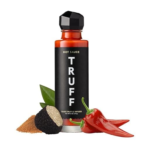 TRUFF Original Black Truffle Hot Sauce, Gourmet Hot Sauce with Ripe Chili Peppers, Black Truffle Oil, Agave Nectar, Unique Flavor Experience in a Bottle, 6 oz. - Image 1
