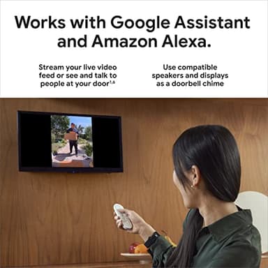 Google Nest Doorbell - (Wired, 2nd Gen) - Wired Video Doorbell Camera - Doorbell Security Camera - Ivy (Renewed) - Image 5