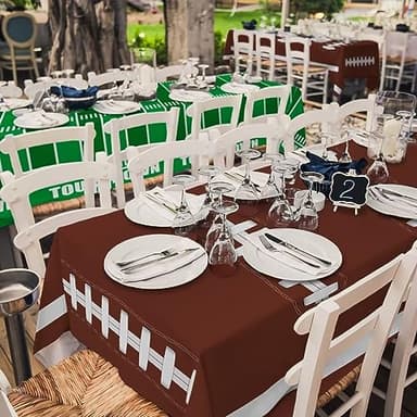 Gatherfun Football Party Supplies Kit Serve 24,Includes Dinner Plates, Dessert Napkins, Cups,Banner and Touchdown Tablecloth for Birthday Gameday Tailgate Decorations, Green (2023053002) - Image 8