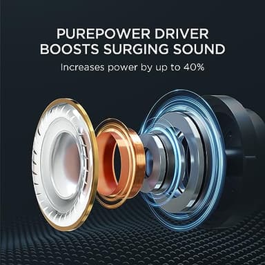 1MORE Fit Open Earbuds S50, Open Ear Wireless Headphones Bluetooth 5.3 with 4 Microphone, Earbuds with Earhooks for Sports Running, IPX7, Fast Charging, 38H-Playtime, Preset EQ Via App, White - Image 3