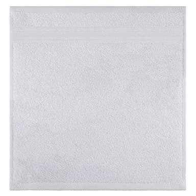 American Veteran Towel, 100% Cotton Turkish Washcloths for Bathroom Essentials 4 Pack, Soft Absorbent Wash Cloths Quick Drying Small Towels Washrags, White - Image 2