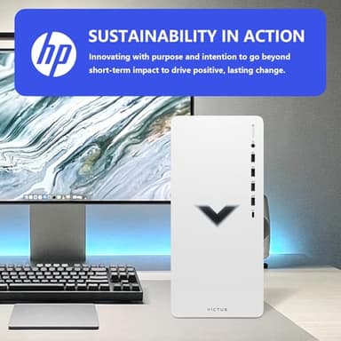 HP Victus Pro 15L RTX 4060 Tower Gaming Desktop, Intel i5-14400F (Beats Intel i7-13650HX), NVIDIA GeForce RTX 4060, 32GB RAM, 1TB SSD, Wi-Fi 6, Win11 Pro, Machenike Mechanical Gaming Keyboard Bundle - Image 5