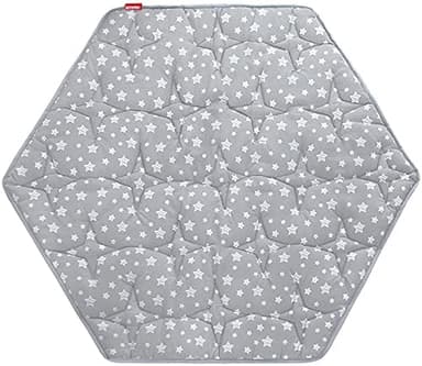 Hexagon Playpen Mat, Baby Playmat Fits Regalo Portable Play Yard 48 Inch and hiccapop 53" PlayPod Playpen, 6 Panel Playpen Mattress Non Slip Pad Mat - Image 3