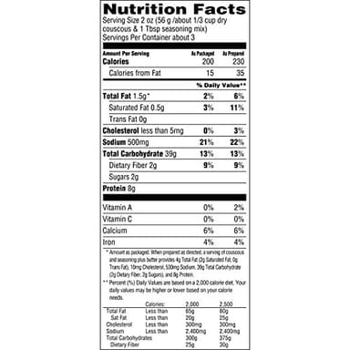 Near East Couscous Mix, Parmesan Cheese, 5.9oz Boxes (12 Pack) - Image 8